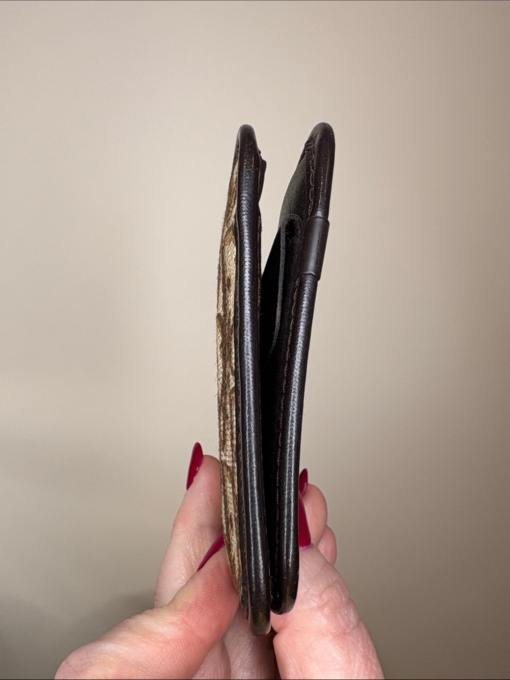 Christian Dior vintage brown wallet Trotter Oblique print - Picture 9 of 10